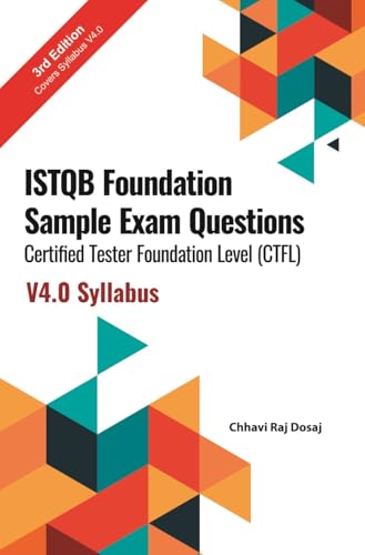 ISTQB Foundation Sample Exam Questions Certified Tester Foundation Level (CTFL) 2018 Syllabus book cover