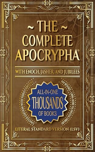 The Complete Apocrypha: 2018 Edition with Enoch, Jasher, and Jubilees book cover