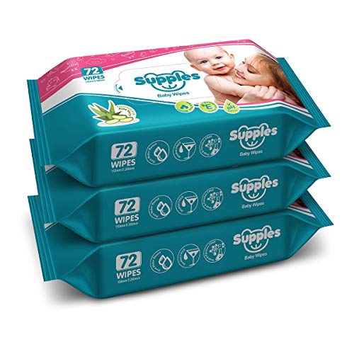 Amazon Brand - Supples Baby Wet Wipes