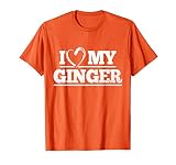 Funny I love my Ginger Red Hair Nerd Couple T-Shirt T-Shirt