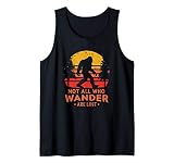 Not All Who Wander are Lost Bigfoot Tank Top
