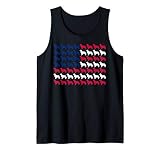 Golden Retriever American Flag USA Patriotic Dog Lover Tank Top