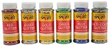 School Smart Craft Glitter 4 Ounces Assorted Colors Set Of 6