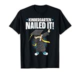 Dabbing Graduation Class of 2025 Boy Kindergarten Nailed It T-Shirt