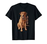 Lab Dad Fox Red Labrador Retriever Dog Lover T-Shirt