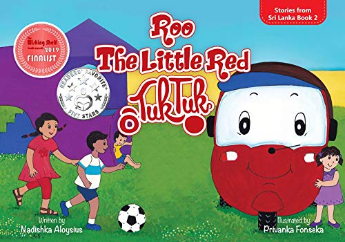 ROO, THE LITTLE RED TUK TUK: Introducing World Cultures and Travel through a Picture Book about a Brave and Kind Vehicle for Children age 2 - 6 (Stories from Sri Lanka) book cover