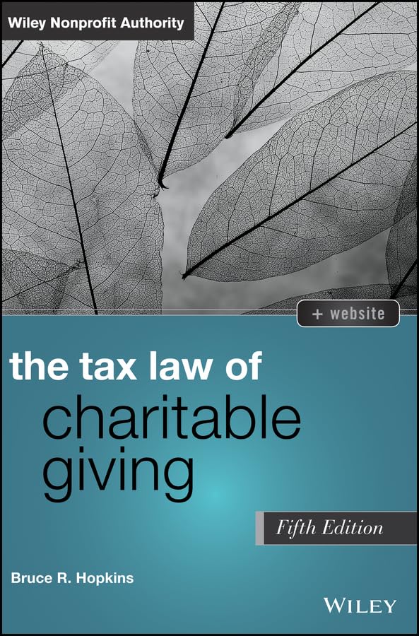 The Tax Law of Charitable Giving book cover
