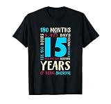 15Th Birthday Shirt For Kids Gift For 15 Year Old Boys Girls