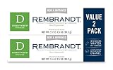 Rembrandt Deeply White + Peroxide Whitening Toothpaste, Peppermint Flavor, 3.5-Ounce (Pack of 2) (Packaging may Vary)