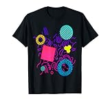 Memphis Style T Shirt Gift Geometric 90S 80S Pattern Tshirt