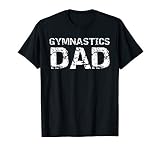 Vatertagsgeschenk Design Studio Gymnastics Dad T Shirt Black