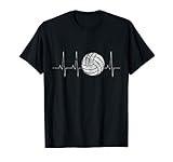 Volleyball Heartbeat As Funny Volleyball Gift Ideas T-Shirt