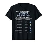 Funny Meteorology Gifts The Amazing Weather Forecasting T Sh