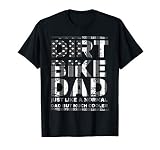 Dirt Bike Dad Bike T Shirt Motocross Enduro Us Flag Shirt T