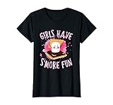 Funny Smores Camping Girls Have Smore Fun Camper Glamping T-Shirt