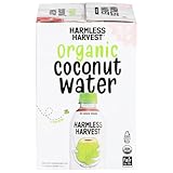 Harmless Harvest Organic Coconut Water, Original, 12 Fl Oz (Pack of 4)