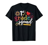 1St First Grade Squad Student Teacher Gift Back To School T