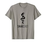 Snake Diet Black Logo Tee Shirt T-Shirt T-Shirt
