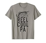 Reel Cool Pa Fishing Funny Grandpa Retro T-Shirt