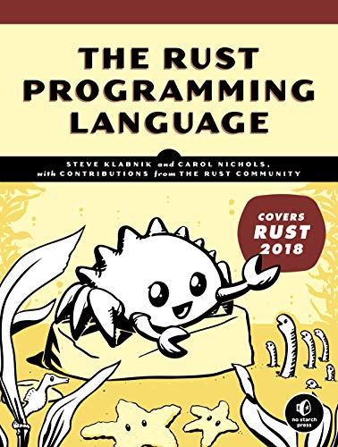 The Rust Programming Language book cover