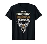 Best Buckin Pepaw Ever Deer Hunting Fathers Day Gift T-Shirt T-Shirt