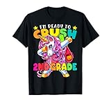 Crush 2Nd Grade Dabbing Unicorn Back To School Girls Gift T