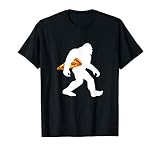Pizza Food Lover Bigfoot Design T Shirt