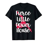 Fierce Little Power House Funny Gymnastic Gymnast Girls T-Shirt
