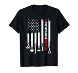 American Flag with Pharmacist Tshirt for women men father T-Shirt