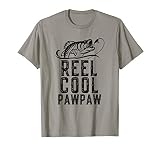 Reel Cool Pawpaw Fishing Funny Grandpa Retro Paw Paw T Shirt