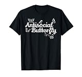 Funny Introvert Antisocial Butterfly T Shirt