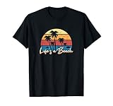Life S A Beach Funny Retro Palm Tree Vacation Summer Gifts T