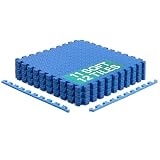 Yes4All EVA Interlocking Mats, Puzzle Floor Tiles, Foam Floor Padding with Border…