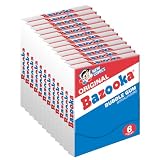 Bazooka Bubble Gum Bulk Individually Wrapped Original Pink C