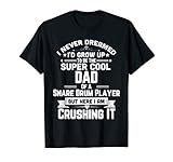 Mens Super Cool Dad Of A Snare Drum Player Marching Band Gif