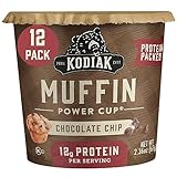 Kodiak Cakes Minute Muffins, Chocolate Chip, 2.36 Ounce (Pack of 12)