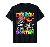 Boys I M Ready To Crush Kindergarten Monster Truck T Shirt