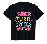 Official Third Grader, Girl 3rd Grade Back To School Shirt T-Shirt
