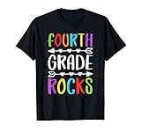 Fourth Grade Rocks Shirt 4Th Grade Boy Girl Back To School T