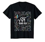 Square Root Of 64 8Th Birthday 8 Year Old Gifts Math Bday T