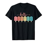 Hello Summer Vacation Ice Cream Popsicle Ice Lolly Gift Men