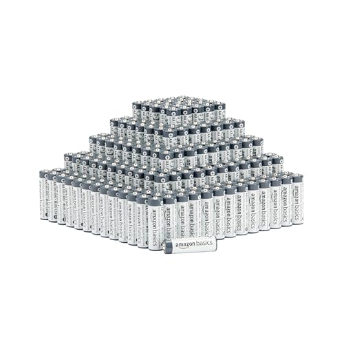 Amazon Basics Lot de 250 piles alcalines AA industrielles