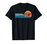 Vintage Hobie Beach Retro 80S Shark Fin Sunset T Shirt