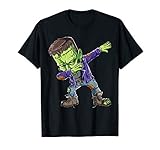 Halloween Boys Men Dabbing Frankenstein Monster Zombie Dab T