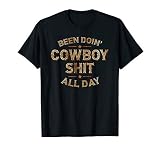 Been Doin Western Retro Cowboy Shit T Shirt