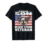 Proud Son Of Desert Storm Veteran Persian Gulf War Veterans T-Shirt