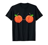 Peach Bra Costume Cute Easy Fruits Halloween Gift T Shirt
