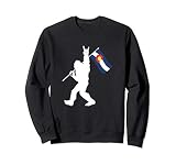 Colorado Bigfoot Rock and Roll Gift for Squatch Believers Sweatshirt