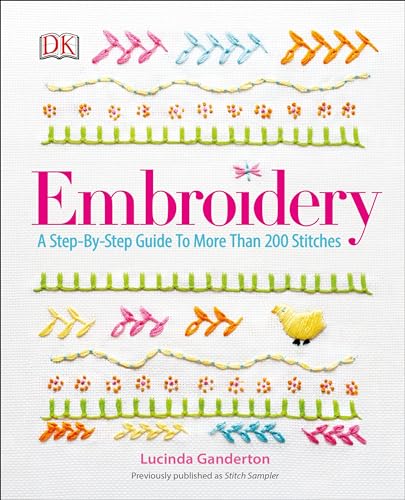Embroidery book cover