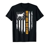 Vintage Usa Best Labrador Retriever Dad Ever American Flag T